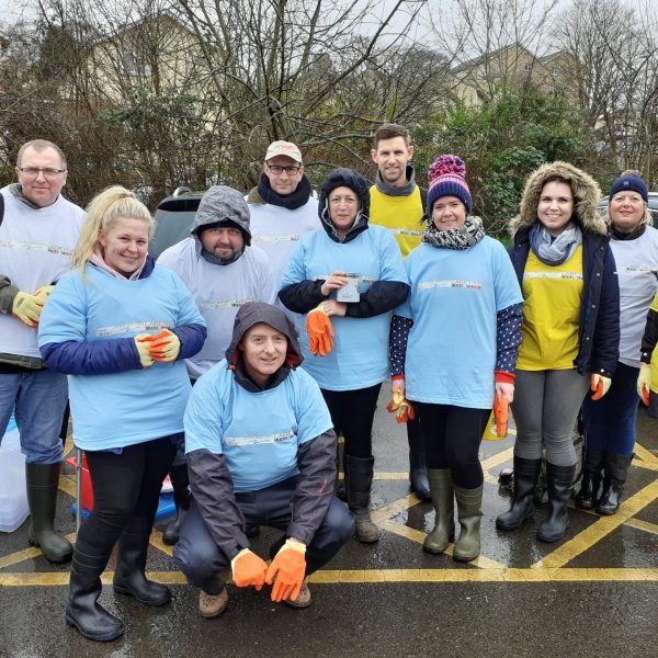 Volunteer group shot