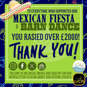 "To everyone who supported our Mexican Fiesta & Barn Dance you raised over £2000! Thank you!